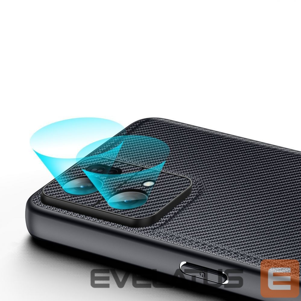 Aizmugurējais vāciņš Dux Ducis Dux Ducis Fino case cover covered with nylon material Oppo Reno7 Pro 5G black