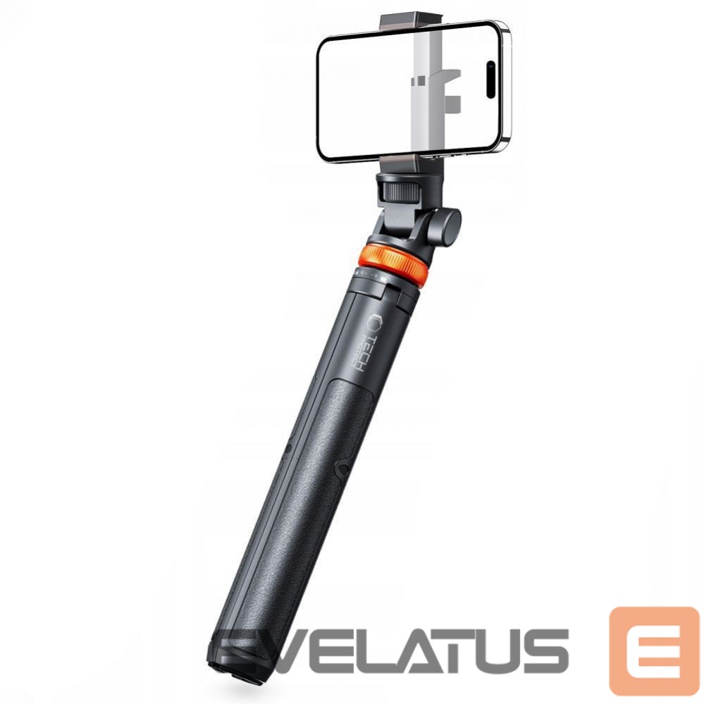 Foto un video aksesuārs Tech-Protect Tech-Protect L03S Bluetooth selfie stick with remote control, tripod up to 148cm and head 180 - black
