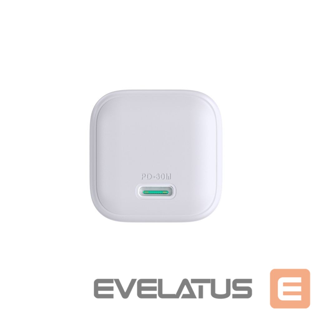 Adapteris Joyroom Joyroom JR-TCG15 Mini 30W GaN USB-C Wall Charger - White