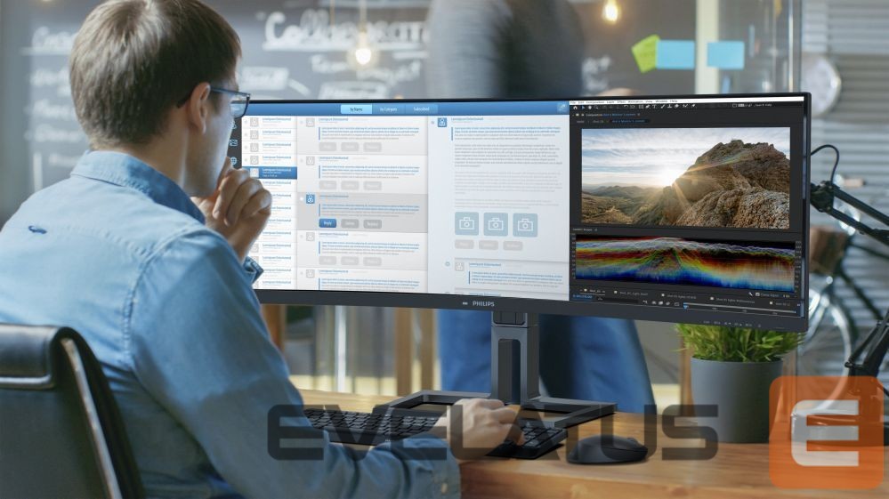 Monitori Mmd-monitors & displays PHILIPS 44.5inch 5120x1440 VA Curved Mon