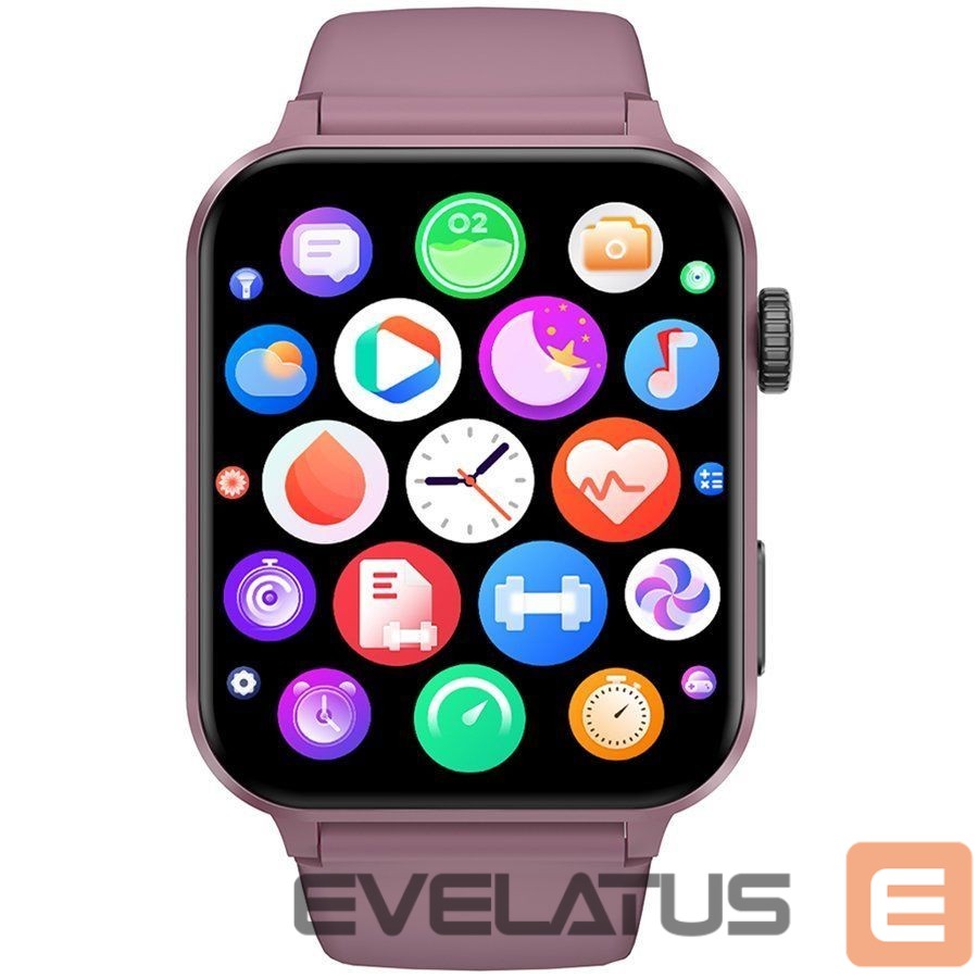Viedpulksteni Blackview Blackview R30 Pro Fitness Smartwatch, 1.83-inch HD,220mAh Battery, 24-hour SpO2 Detection + Heart Rate Monitoring, Monitor Sleep status, Calls and SMS notification, Purple