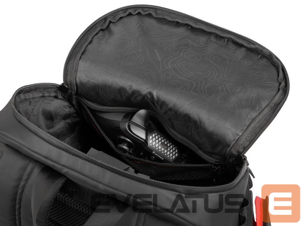 Portatīvo datoru soma Genesis Pallad 420 | Fits up to size 15.6 " | Laptop Backpack | Black | Waterproof