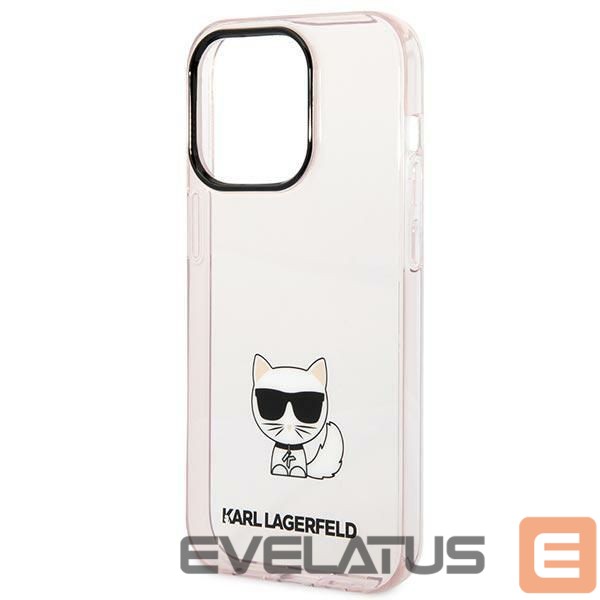 Aizmugurējais vāciņš Karl Lagerfeld Transparent || Pink