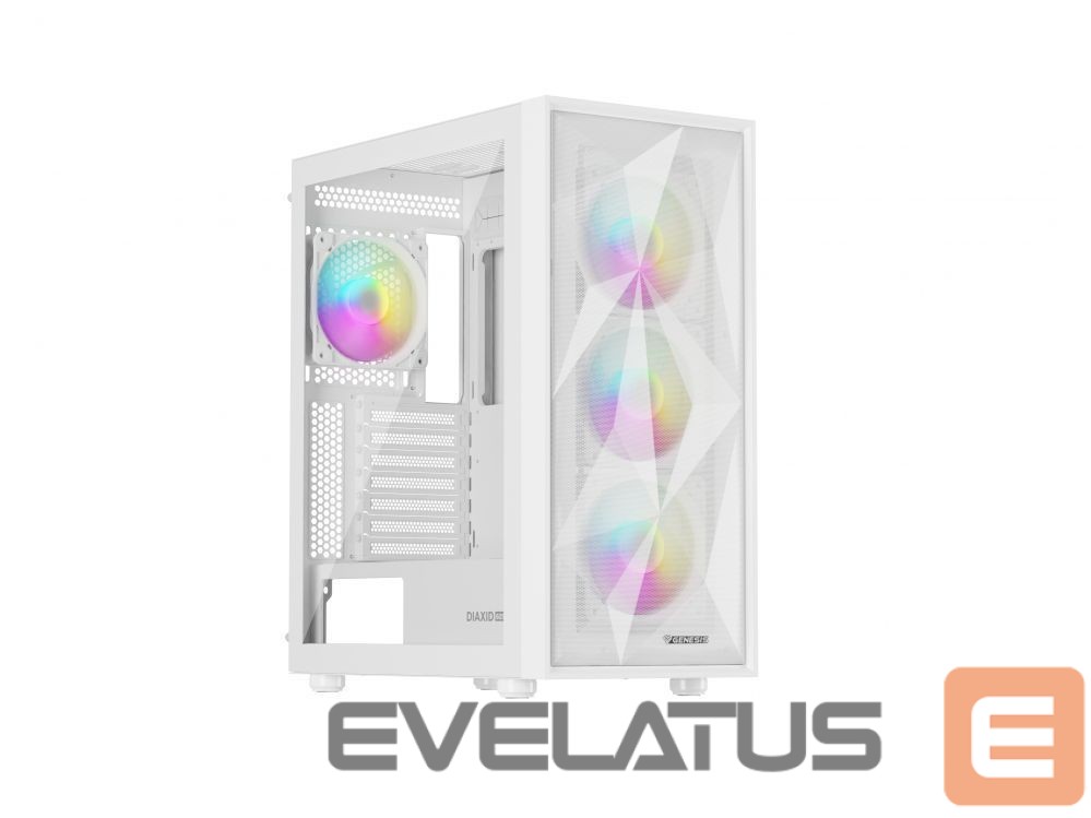 Datoru piederumi Natec NATEC Genesis PC Case Diaxid 605 white