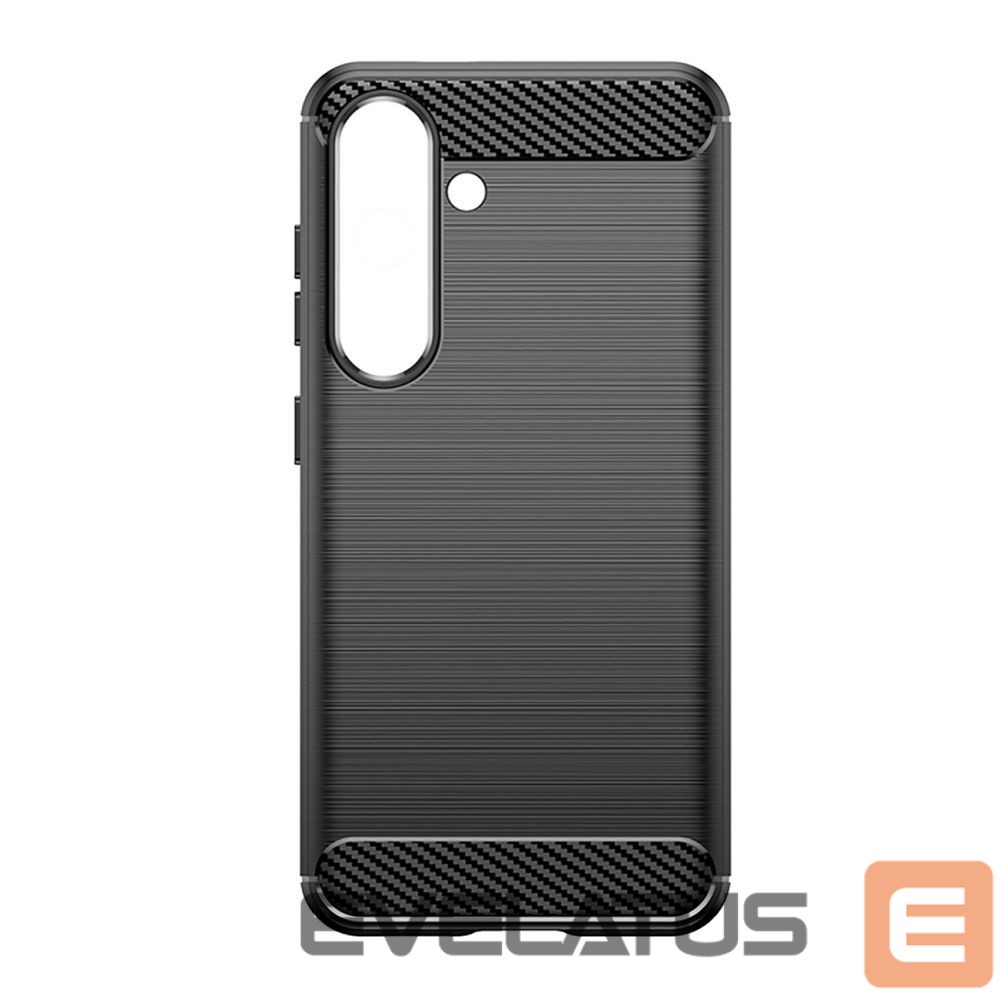 Aizmugurējais vāciņš Hurtel Carbon Case for Samsung Galaxy S25 Edge - Black