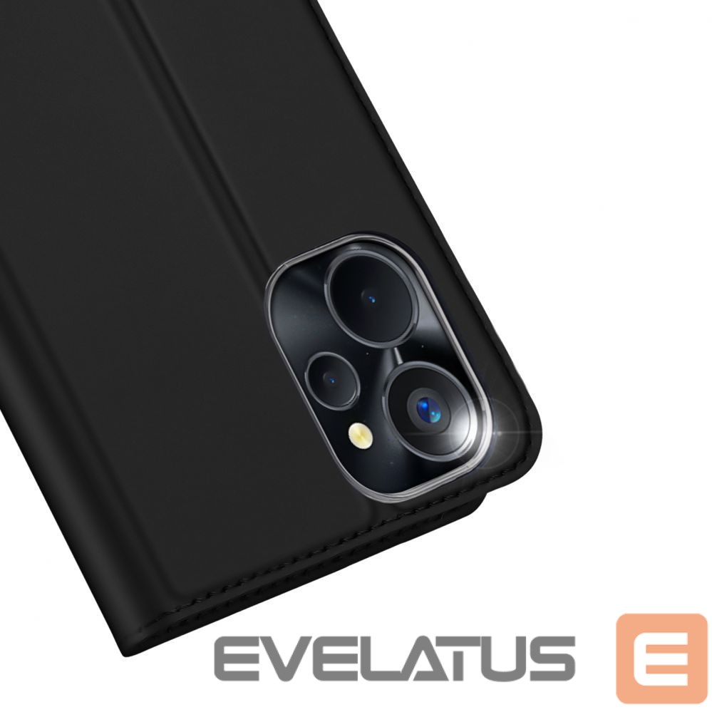 Aizmugurējais vāciņš Dux Ducis Dux Ducis Skin Pro Case For Realme 10 5G / Realme 9i 5G Cover Flip Card Wallet Stand Black