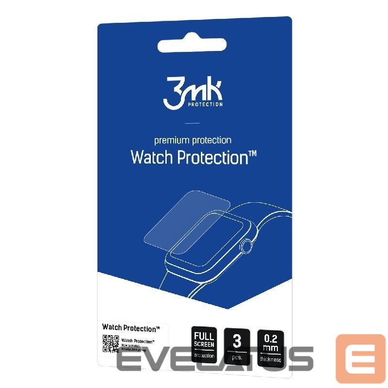 Ekrāna aizsardzība 3MK Apple Watch 6/SE 40MM Protection ARC