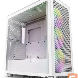 Datoru korpusi NZXT  Case||H7 Flow RGB|MidiTower|ATX|EATX|MicroATX|MiniITX|Colour White|CM-H72FW-R1 