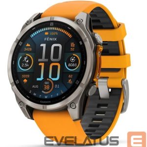 Viedpulksteni Garmin  SMARTWATCH FENIX 8 SAPPHIRE/ORANGE 010-02904-11 