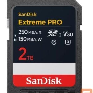 Cita datorprece SANDISK BY WESTERN DIGITAL  MEMORY SDXC 2TB UHS-1/SDSDXXD-2T00-GN4IN SANDISK 