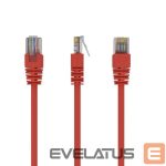 Nevadāms centrmezgls Gembird  PATCH CABLE CAT5E UTP 1.5M/RED PP12-1.5M/R 