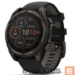 Viedpulksteni Garmin  SMARTWATCH FENIX 8 SAPP. SOLAR/BLACK/GRAY 010-02907-11