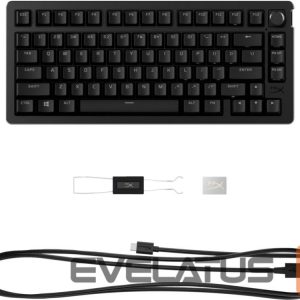 Datora tastatūra HyperX  KEYBOARD ALLOY RISE 75 S BLACK/7G7A4AA#ABA 