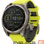Išmanusis laikrodis Garmin  SMARTWATCH FENIX 8 SAPP. SOLAR/YELLOW 010-02906-21