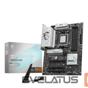 Pamatplate AMD procesorsiem MSI  Mainboard||AMD B850|SAM5|ATX|Memory DDR5|Memory slots 4|4xPCI-Express 16x|3xM.2|1xDisplayPort|1xAudio-In|1xAudio-Out|1xMicrophone|4xUSB 2.0|2xUSB 3.2|2xUSB-C|1xOptical S/PDIF|1xRJ45|B850GAMINGPLUSWIFI 
