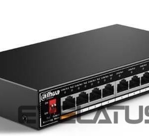Nevadāms centrmezgls DAHUA  Switch||Desktop/pedestal|8x10Base-T / 100Base-TX|PoE ports 4|60 Watts|SF1008LP 