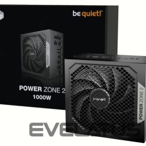 Barošanas bloks BE QUIET  Power Supply||POWER ZONE 2|1000 Watts|Peak Power 1070 Watts|Efficiency 80 PLUS PLATINIUM|MTBF 100000 hours|BP008EU 