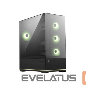 Datoru korpusi MSI  Case||MAG PANO 110R PZ|MidiTower|Case product features Transparent panel|Not included|Colour Black|MAGPANO110RPZ 