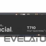 Cietais disks SSD Crucial  SSD||T710|1TB|M.2|PCIe Gen5|NVMe|Write speed 13700 MBytes/sec|Read speed 14900 MBytes/sec|TBW 600 TB|CT1000T710SSD5 
