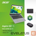 Portatīvais dators Acer  Notebook||Aspire|Go 15|AG15-42P-R0QU|CPU  Ryzen 5|5625U|2300 MHz|15.6"|1920x1080|RAM 16GB|SSD 512GB|AMD Radeon Graphics|Integrated|ENG/RUS|Windows 11 Home|Pure Silver|1.78 kg|NX.J7WEL.002 