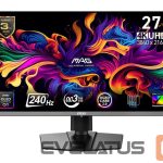 Monitors MSI  Monitor||26.5 "|3840 x 2160 pixels|4K Ultra HD|Native aspect ratio 16:9|QD-OLED|MAG272UPQD-OLEDX24 