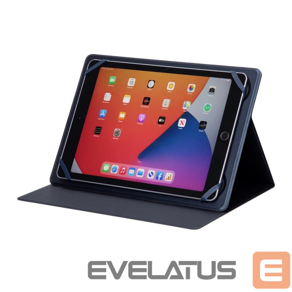 Maciņš grāmata RIVACASE TABLET CASE 9,7-10,5' /10/3147 DARK BLUE