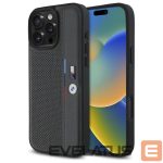 Cits mobilo telefonu aksesuārs BMW  BMW M Perforated Tricolor Detail Line iPhone 16 Pro Case - Dark Gray 