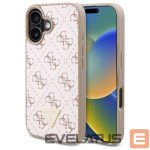 Cits mobilo telefonu aksesuārs Guess  Guess New 4G Triangle iPhone 16 Case - White 