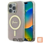 Cits mobilo telefonu aksesuārs Guess  Guess IML 4G MagSafe Case for iPhone 16 Pro Max - Pink 