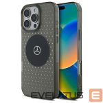 Cits mobilo telefonu aksesuārs Mercedes-Benz  Mercedes MB Case Star Pattern for iPhone 16 Pro - Black 