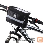 Piederums velosipēdiem Wozinsky  Wozinsky Bike Handlebar Bag with Phone Case 2L Black (WBB12BK) 