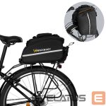 Piederums velosipēdiem Wozinsky  Wozinsky large bike rack bag 35l + rain cover black (WBB19BK) 