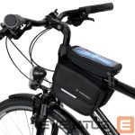 Piederums velosipēdiem Wozinsky  Wozinsky bicycle frame bag, waterproof phone case, 1.5l, black (WBB26BK) 