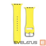 Siksniņa Hurtel  Silicone Strap APS for Apple Watch 38/40/41mm Strap Watch Bracelet - Yellow 