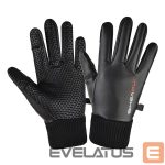Piederums velosipēdiem Hurtel  Men's insulated, anti-slip telephone gloves - black 