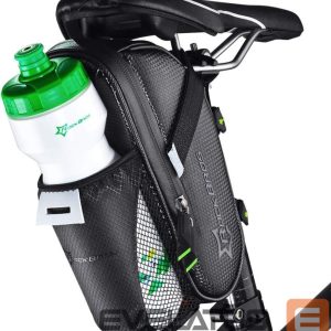 Piederums velosipēdiem Rockbros  Rockbros C7-1 waterproof bicycle bag with saddle mounting 1.5l - black 
