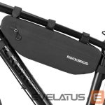 Piederums velosipēdiem Rockbros  Rockbros AS-043 bicycle bag with Velcro 3l - black 
