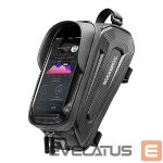 Piederums velosipēdiem Rockbros  Rockbros B68-1 armored bicycle bag with phone pocket 1.7l - black 