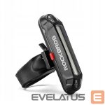 Piederums velosipēdiem Rockbros  Rockbros A54BK Rear Bike Light + Micro USB - USB-A Cable - Black 