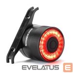 Piederums velosipēdiem Rockbros  Rockbros Q3 Rear Bike Light with Smart Stop System - Black 