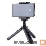 Foto un video aksesuārs Hurtel  Mini tripod selfie stick holder for phone camera GoPro 16 - 21 cm black 