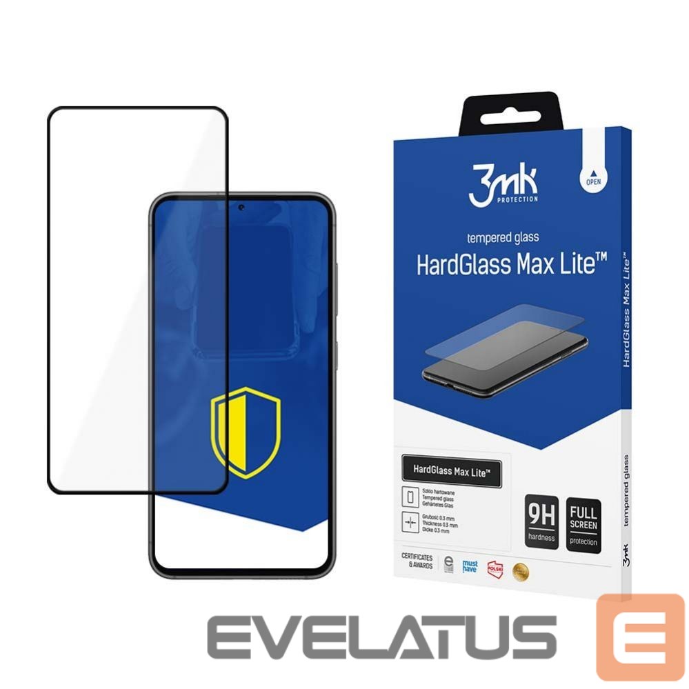 Aizsargstikls 3MK Samsung Galaxy S23 5G - 3mk HardGlass Max Lite