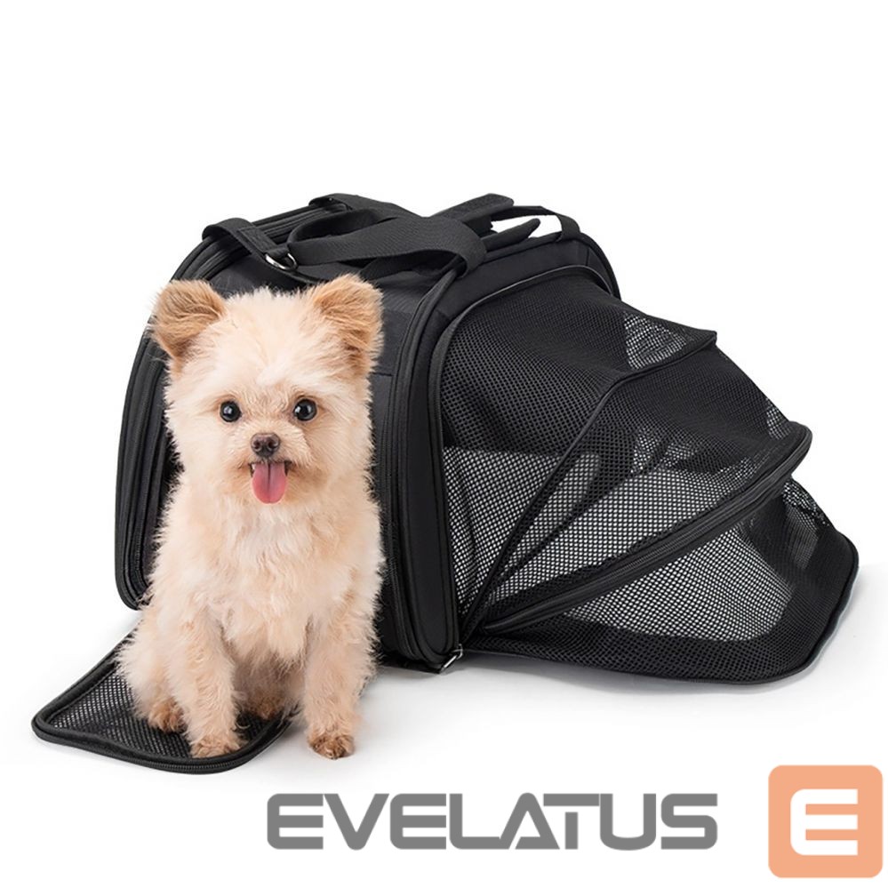 Piederums velosipēdiem Rockbros Rockbros 30140028001 transport bicycle bag for cats and dogs - black