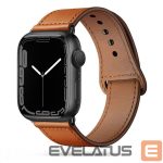 Siksniņa Tech-Protect  Tech-Protect LeatherFit Strap for Apple Watch 4 / 5 / 6 / 7 / 8 / 9 / SE / Ultra 1 / 2 (42/44/45/49 mm) - Brown 