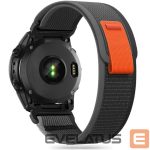 Siksniņa Tech-Protect  Tech-Protect Nylon Strap for Garmin Fenix 3 / 5X / 3HR / 5X Plus / 6X / 6X Pro / 7X - Black-Orange 