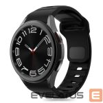 Siksniņa Tech-Protect  Tech-Protect Silicone Line Strap for Samsung Galaxy Watch 4 / 5 / 5 Pro / 6 / 7 / FE - Black 