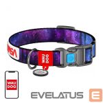 Mājlopiem Waudog  Waudog "NASA21" nylon dog collar with QR code, size M, width 20 mm 