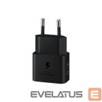Adapteris Samsung  SAMSUNG original charger Type C PD 3A 25W GaN EP-T2510NBEGEU black blister 