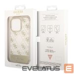 Aizmugurējais vāciņš Guess  Guess GUHCP14XHG4MHG iPhone 14 Pro Max 6.7 "gold / gold hardcase 4G Pattern Script 