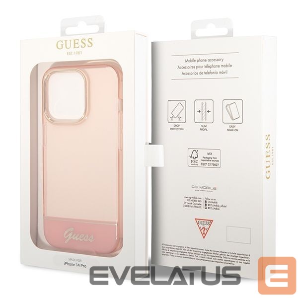 Aizmugurējais vāciņš Guess Pink